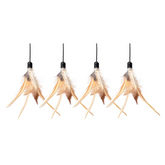Honeypotcat Cat Tree Replacement Parts - Feather Toy 4pcs